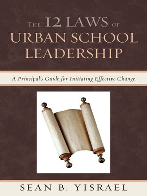 cover image of The 12 Laws of Urban School Leadership